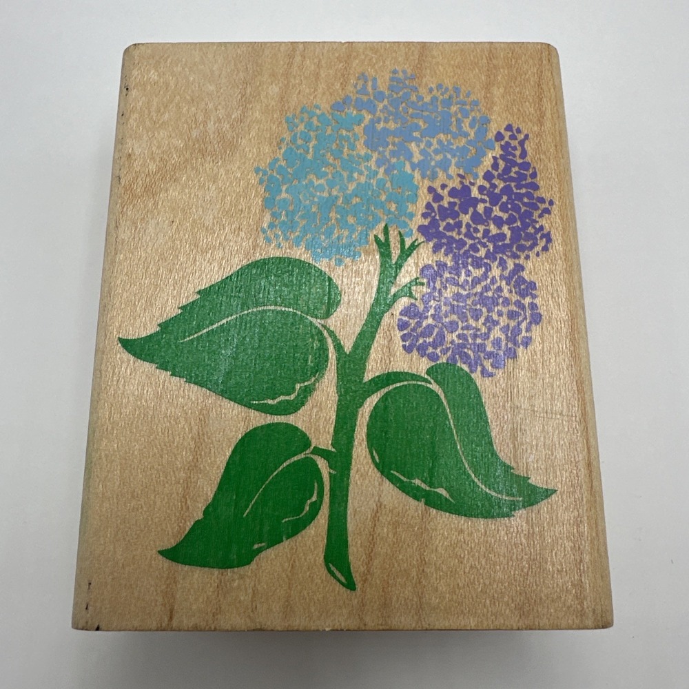 Rubber Stampede Hydrangea Posh Impressions Rubber Stamp 2.75 X 2" - Vintage‎